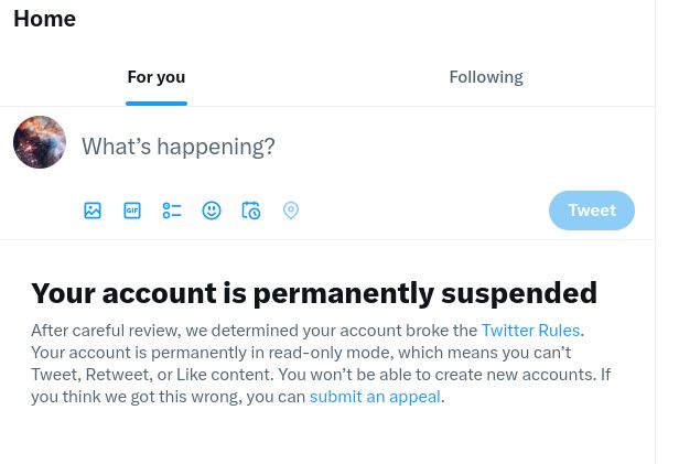 TechGodArisen's tweet photo. 🔵🟡 It's official @twitter is run by clowns 🤡 https://t.co/aoQKWVfcfj