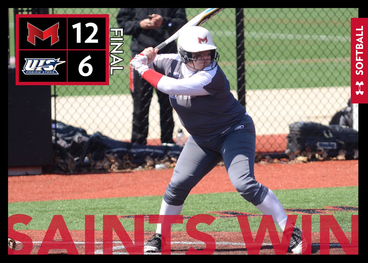 MaryvilleSaints's tweet photo. Taylor Duff’s grand slam and five-RBI day helped @MaryvilleSB to a game two victory over UIS today! #BigRedM #GLVCsb

Recap: https://t.co/TRTWwrX9yR https://t.co/FKJNNmqr3w