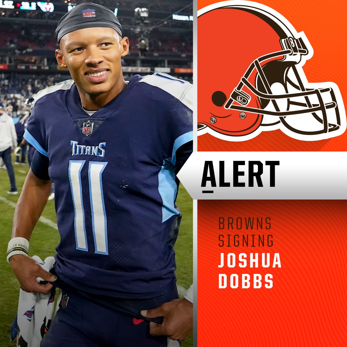 Browns signing QB Joshua Dobbs to 1-year deal.