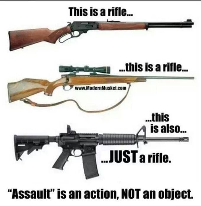 @KGreenMD AR-15 style rifles work the same as every semi-automatic rifle and pistol. My fundamental human right to self defense trumps your hoplophobia and ignorance #DoctorsForGunSafety #GunSense #EndGunViolence #2A #WomensRights
