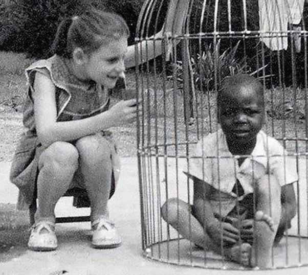 TweetForTheMany's tweet photo. @AfricanArchives I believe this image is from Belgium in the 1950’s 😔 https://t.co/jhd6KJGy6Y