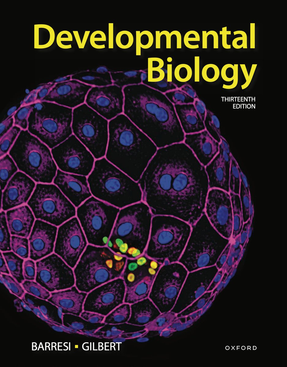 So excited to announce the publishing of our new 13th Edition of Developmental Biology!  #devbio