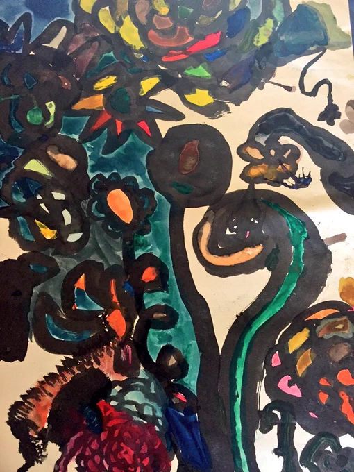おそらく描いた中で最古の絵が出てきたぞ!描いたの小学生くらいだと思われる 