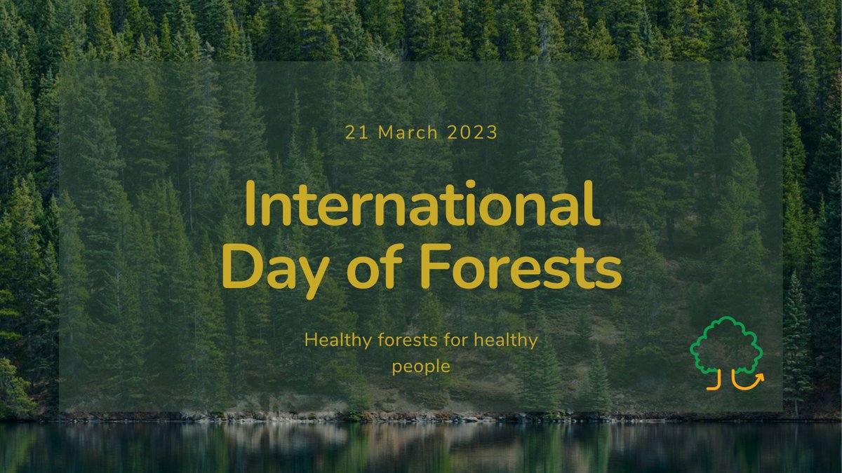 We celebrate #IntlForestDay‼️

👏This #ForestDay theme - Forests &amp; health - invites us to safeguard forests by giving back to them because they already do so much for our health

Discover the linkages between forests &amp; human health 🖇️bit.ly/40jWKCa