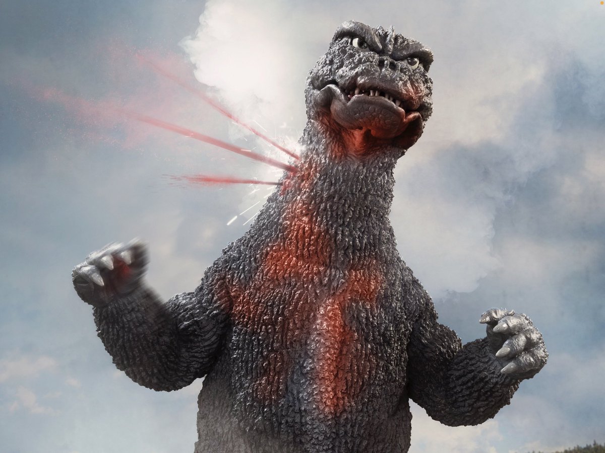 MyKaiju's tweet photo. “Other sinister minds from outer space decided that the only way to take over the earth and destroy Godzilla would be with another Godzilla-like creature, a huge robot monster, impervious to anything, MechGodzilla” - H.G. Saperstein #Godzilla #XPlus #MM28 https://t.co/R0asTVF6au
