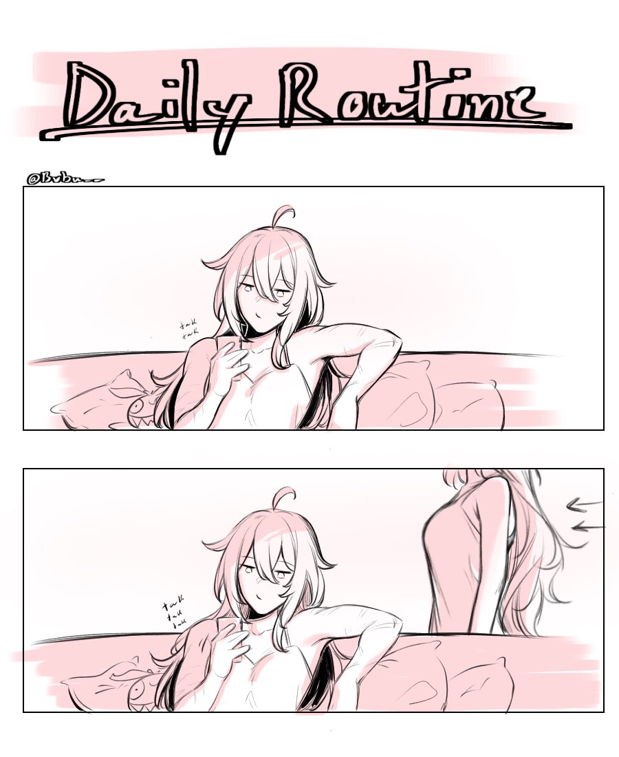 bvbu__'s tweet photo. “Daily Routine” - Another Bronseele mini comic
7/7

#Bronya #Seele #Bronseele #HonkaiStarRail https://t.co/myx3FRzUaH