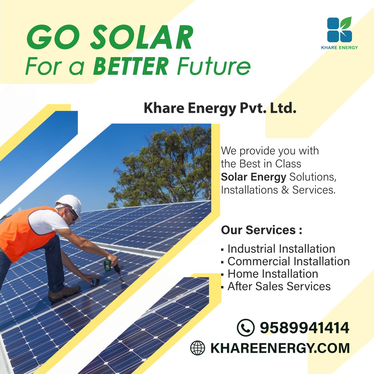 khareenergy's tweet photo. Go Solar for a Better Future..

https://t.co/l8V05yS81H
#solarenergy #solarpanels #solarpower #solarinstallation #solar #khareenergyindia https://t.co/78z0YR95Jq