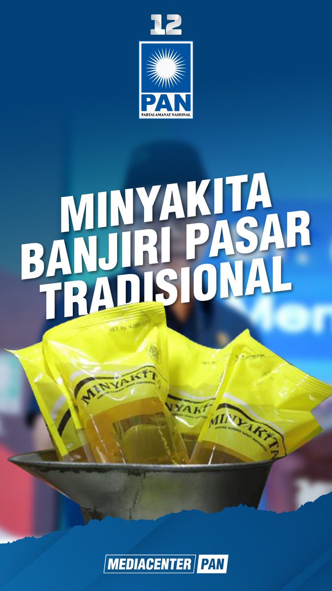 Official_PAN's tweet photo. Aduh.. gimana sih, Mendag @ZUL_Hasan . Kok bisa mengatasi kelangkaan MinyaKita cuma dalam waktu sebulan?

Sesuka itu Buibu sama MinyaKita, sampai susah dicari, sampai akhirnya minyak goreng premium harganya jadi ikutan turun. 
Top! Mendag gak kaleng-kaleng! 💙 https://t.co/KRT4CVGiCH