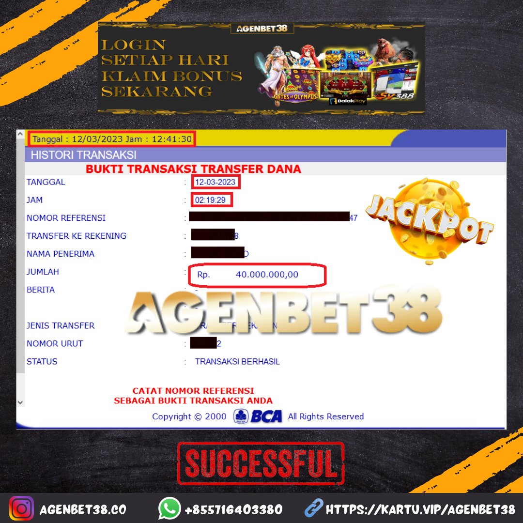 Agenbet38_'s tweet photo. Selamat Atas Kemenangannya Boskuh ❤️
.
#langsungtransfer #langsungcair #menangdibayar #menangdibayarlunas #aman #terpercaya #nohoax #notipu
.
#A38 #Slot #Gacor #AGENBET38 #A38GACOR #AGENBET38GACOR #AGEN #AGENHOT #foryoupage #fypシ #fyp #flfl💛  #infogacor #infopola #slotgacor https://t.co/y0G7HDkzXP