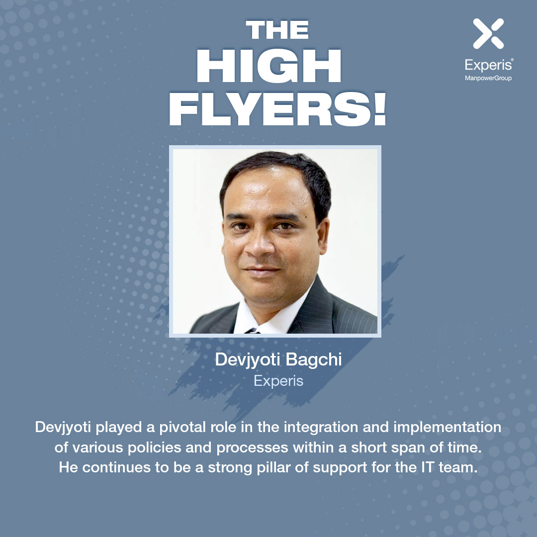 experisitindia's tweet image. #highflyer | Setting an example, Devjyoti Bagchi's sincerity, dedication, and hard work has made him a soaring high flyer!

Congrats, Devjyoti!

#manpowergroupindia #appreciation #workethic #experis #sincerity #itstaff