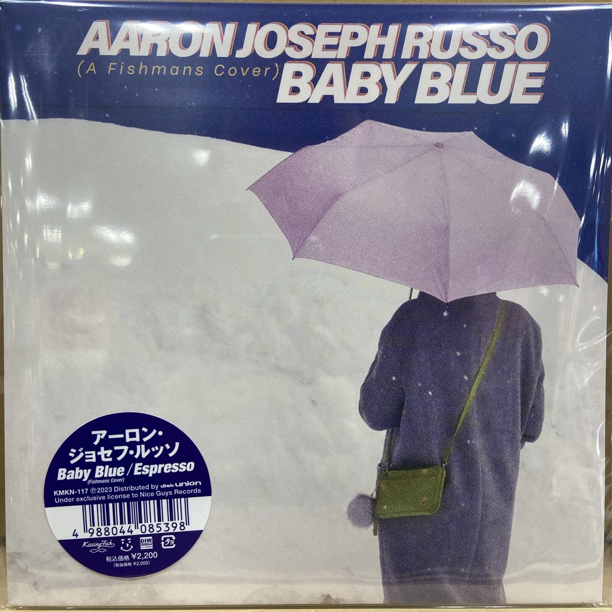 [入荷情報]
Aaron Joseph Russo『Baby Blue / Espresso』

Benny SingsやJakob好きも必聴! オーストラリアのインディー系SSW、Aaron Joseph Russoのフィッシュマンズ名曲「Baby Blue」日本語カヴァー曲が、待望の7インチ化!

お取り置きはお電話にて承ります。
03-5784-1390