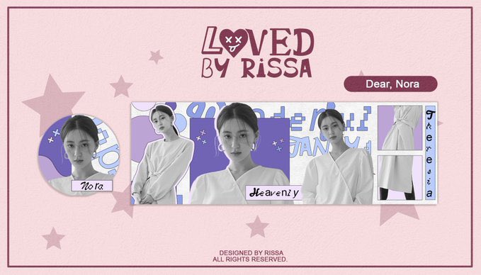 #LUNA

By @lovedbyrissa 

Seneng banget pas bisa dapet hadiah ini dari acara jubijubi, seneng banget bisa memakai layout keren ini. Makasih Kak Rissa untuk hasil tangannya dan makasih juga <a href="/monraquela/">ℳ𝑜𝑛𝑎.</a> untuk hadiahnya. Borahae dari aku dan layout borahae ku🫶