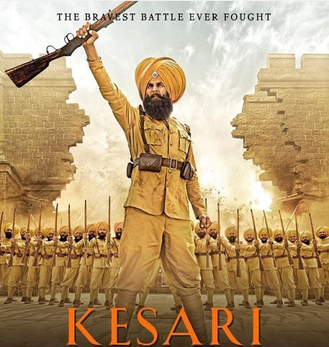 SinghRowdysingh's tweet image. #4YearsOfKesari Masterpiece, outstanding performance by @akshaykumar sir &amp;amp; all
@ParineetiChopra @DharmaMovies
#AnuragSingh  #Kesari 🙏