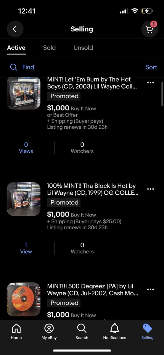 BrandanMusic's tweet photo. Lol bye…. These will actually be worth more than this some day. #lilwayne #goat #icon #500degreez #thablockishot #letemburn https://t.co/fJrLtZ7hra