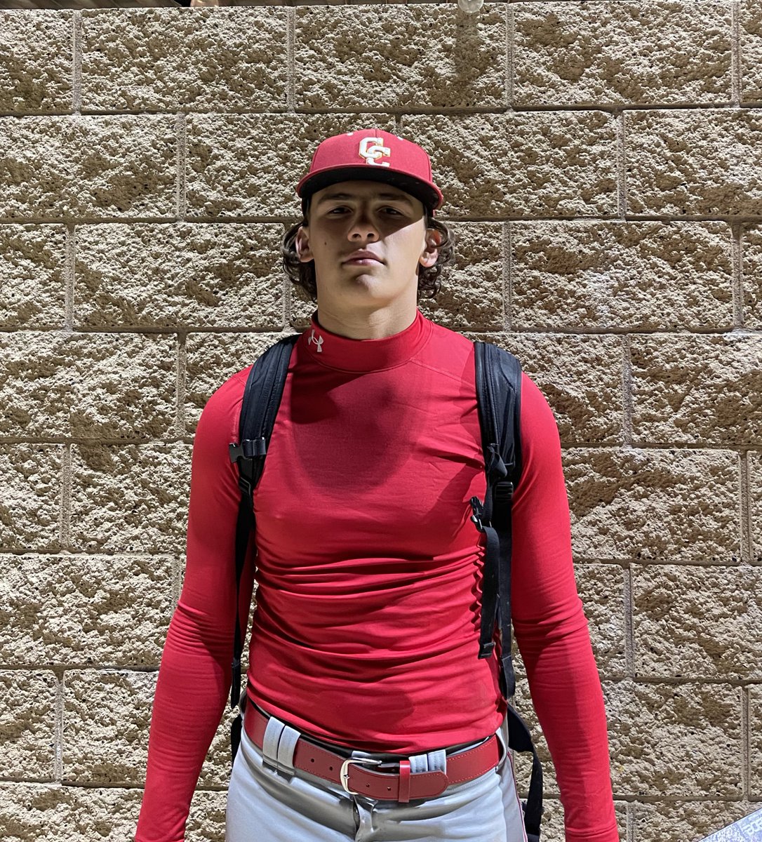 Pitcher’s dual &amp; Cathedral ends up with the no-no!

(9)Dons 2 R 2 H 1 E
Lancers 0 R 0 H 4 E

FP:
Julian Custer (‘23)
5.1 IP 1 H 0 R 6 BB 8 K (109 PC)

Diezel Hernandez (‘25)
1.2 IP 1 H 2 R 0 ER 2 BB 2 K

CC:

Max Bayles (‘23)
6.1 IP 4 BB 13 K (109 PC)

Karlsen Drake (‘24)
0.2 IP