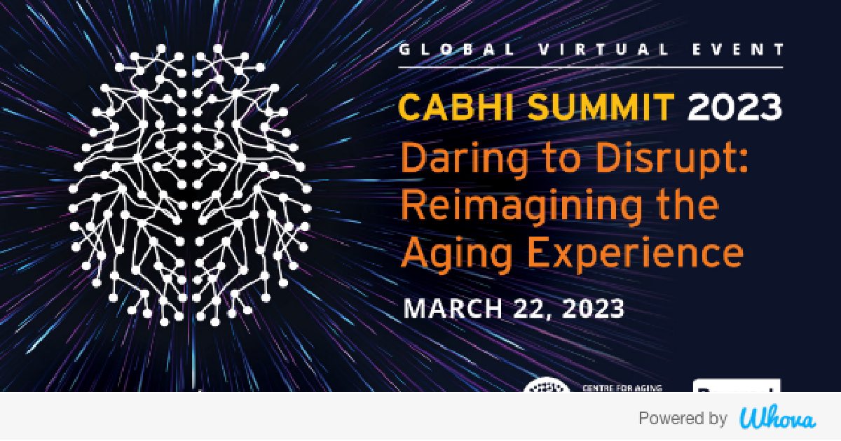 Hi! I'm attending CABHI Summit 2023 - Daring to Disrupt: Reimagining the Aging Experience #CABHISummit. Let's start connecting with each other now. @CABHI__ - via Whova event app whova.com/whova-event-ap…