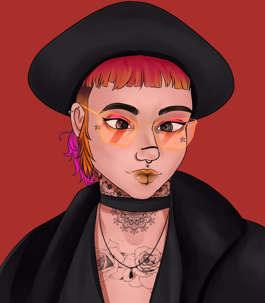 charty_fred's tweet image. Sassy but still classy, Far away from your reach 😶‍🌫️ 
#art #commission #portrait