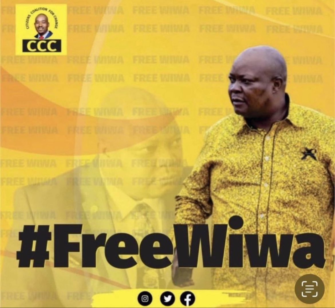 CCCZimbabwe's tweet photo. π‘FREE SIKHALA: The continued incarceration of Zimbabwean MP Hon Job Sikhala by the regime in Harare is evidence of gross violation of the constitution. Bail is a constitutional right. Heβs been in pre-trial detention for a record 280 days. #FreeSikhala https://t.co/LmddKItc4d