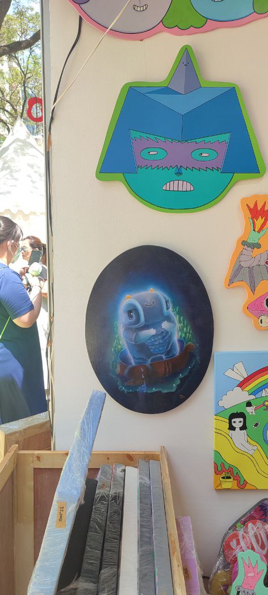 remster333's tweet photo. Carrot horn at the @artintheparkph in Vinyl on Vinyl gallery
#oiloncanvas #artinthepark #ovalcanvas #originalcharacter #AugmentedReality #oilonovalcanvas #paintings #carrothorn #oilpainting #lowbrowart #lowbropainting #owlpainting https://t.co/nGs4rAYT8Y