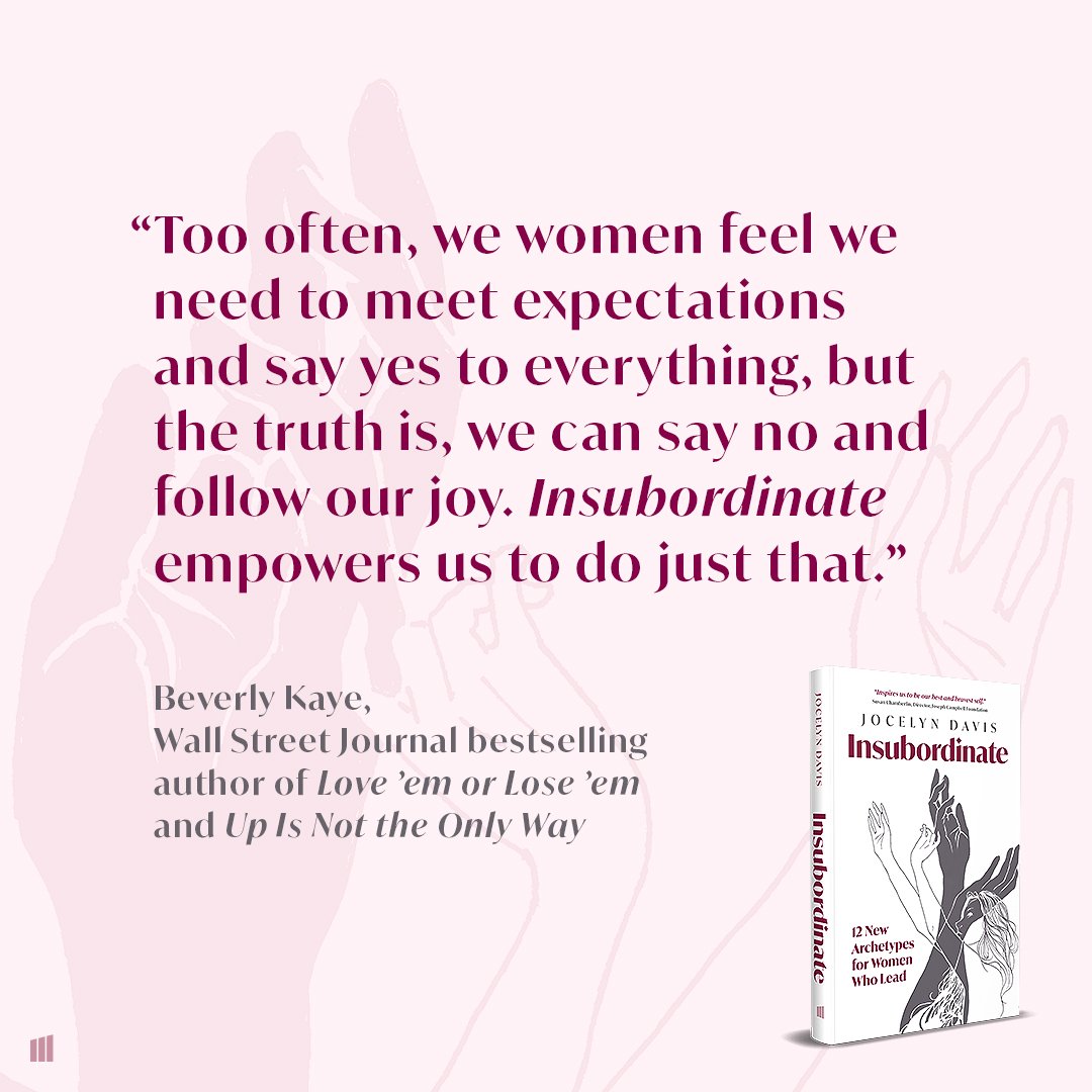 JocelynRDavis's tweet image. Praise for #Insubordinate