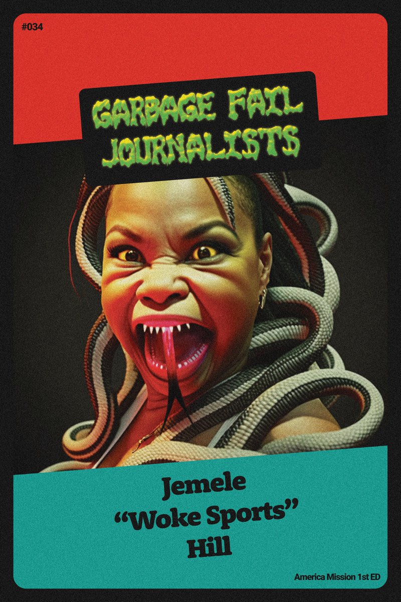 Next up we have the woke medusa who destroyed ESPN and sports with woke liberal bullshit. 

A well deserved spot in the #GarbageFail Journalist Tournament of Hacks for Jemele "Woke Sports" Hill <a href="/jemelehill/">Jemele Hill</a>