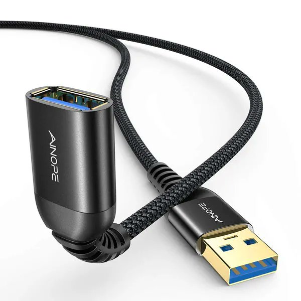 I just received a gift from CouldBTrash via Throne Gifts: 2 Pack AINOPE USB 3.0 Extension Cable Type A Male to Female Extension Cord 3.3FT Durable Braided Material Fast Data Transfer Compatible with USB Keyboard,Mouse,Fl. Thank you! throne.me/ethanm #Wishlist #Throne