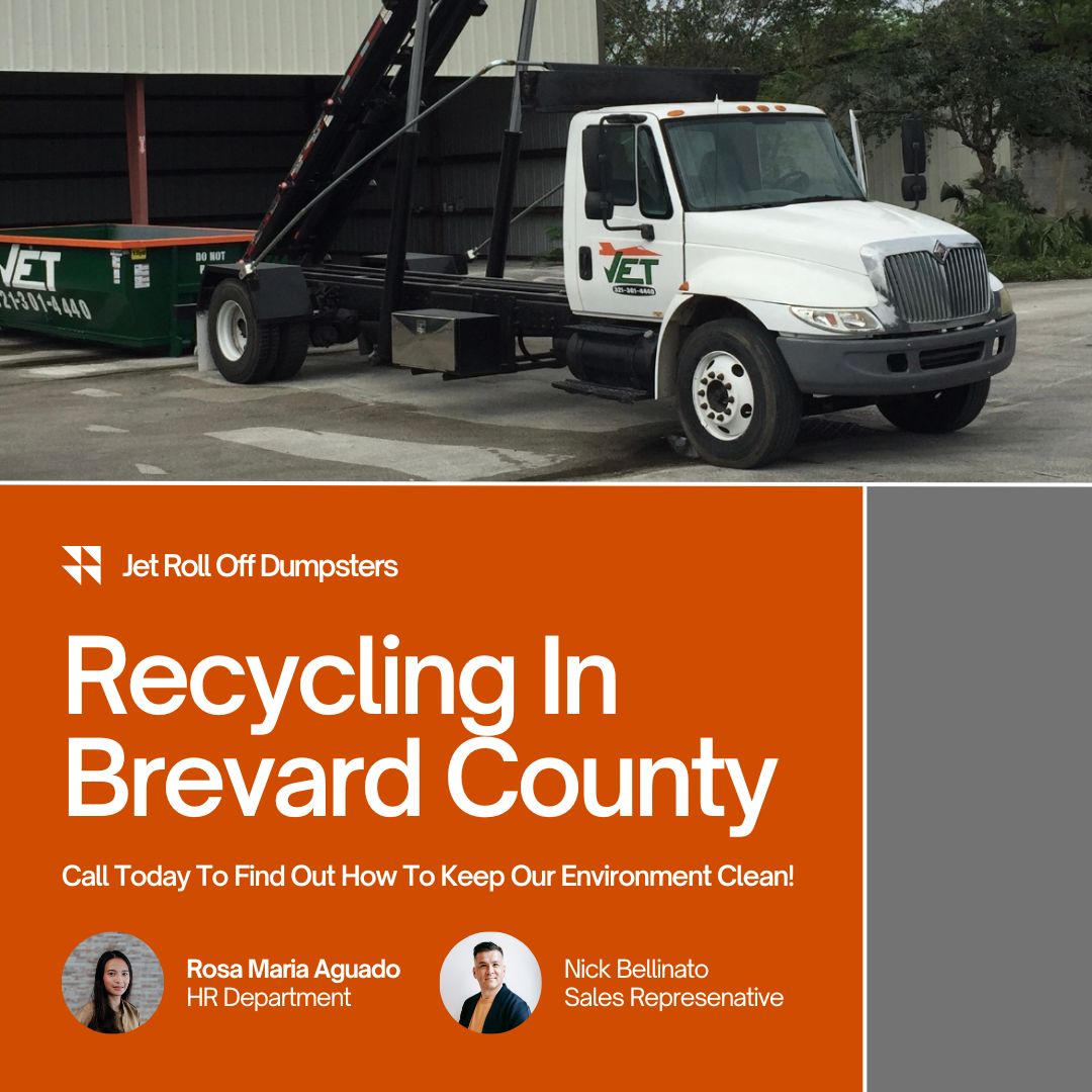 Jet Roll Off Dumpster Rentals provides homeowners, contractors, &amp; residents with affordable roll off dumpsters. We service all of Brevard County, Indian River County, &amp; St. Lucie Counties. Jet will haul any type of material whether its roofing debris, concrete, trees, and C &amp; D.