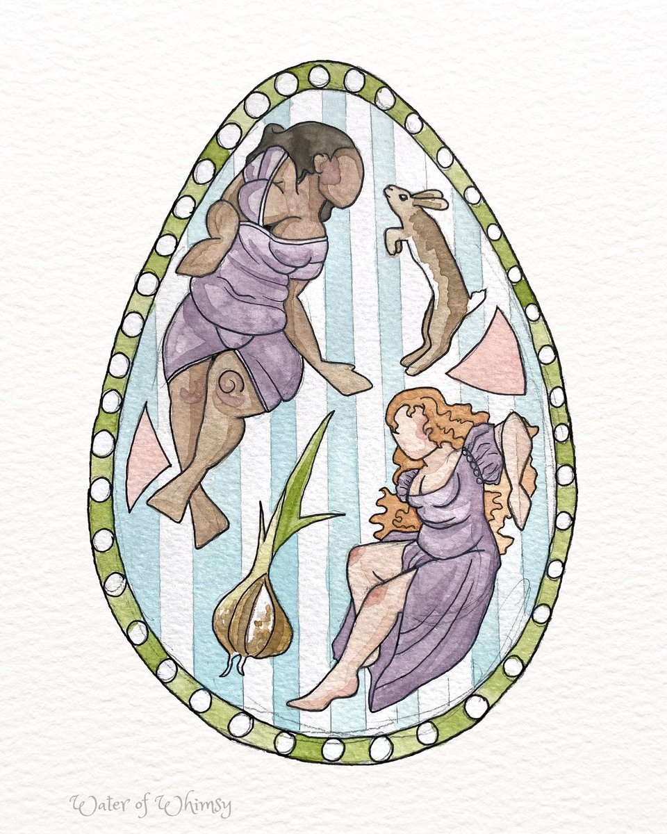 waterofwhimsy's tweet photo. Hoping that you all enjoyed a blessed Ostara! Receive this print as a season gift, when you join my Patreon today: https://t.co/yvp0vEdkdh https://t.co/iyhv5tJ2VW