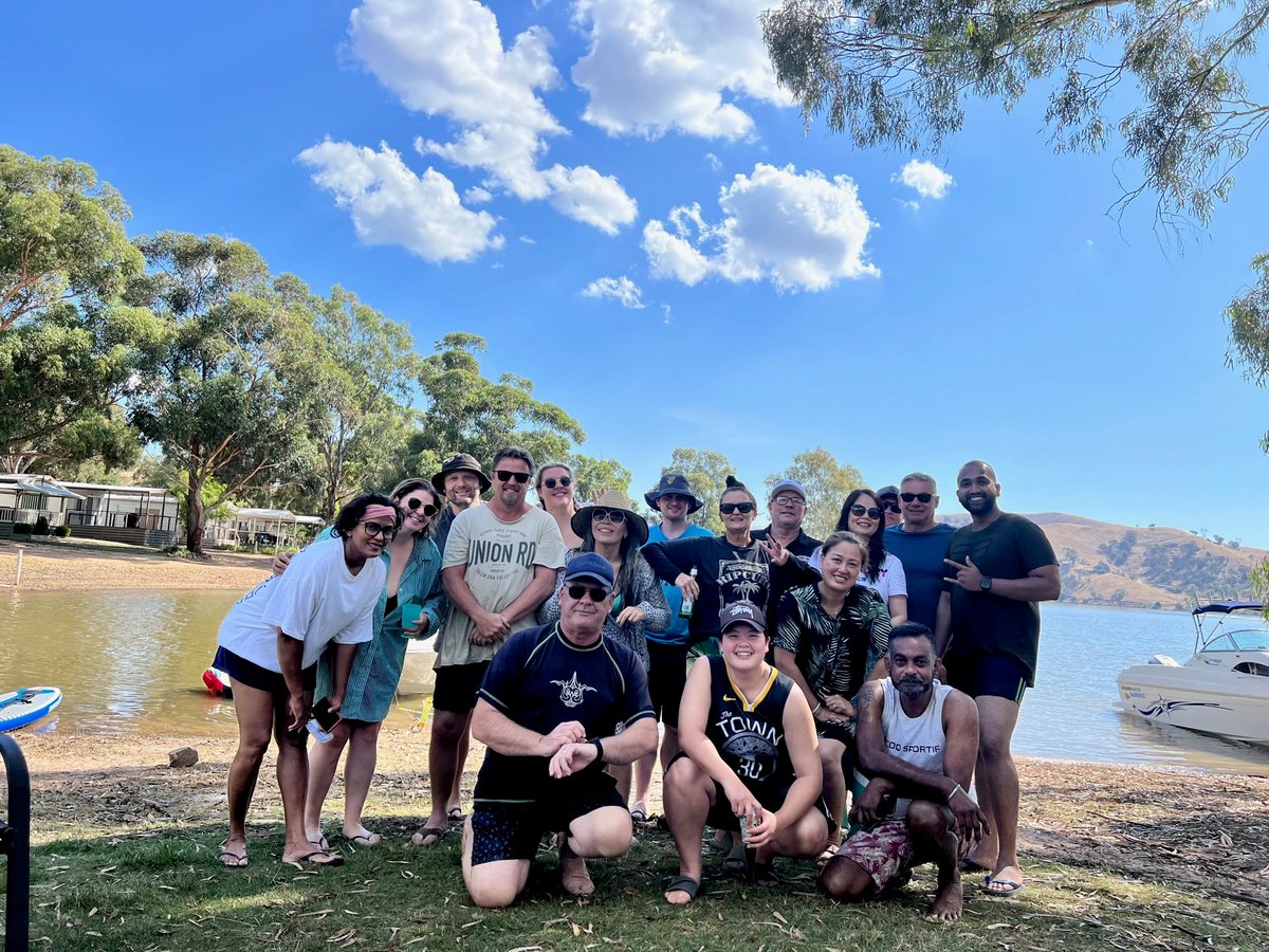A quick pic from our recent staff weekend away in Bonnie Doon...