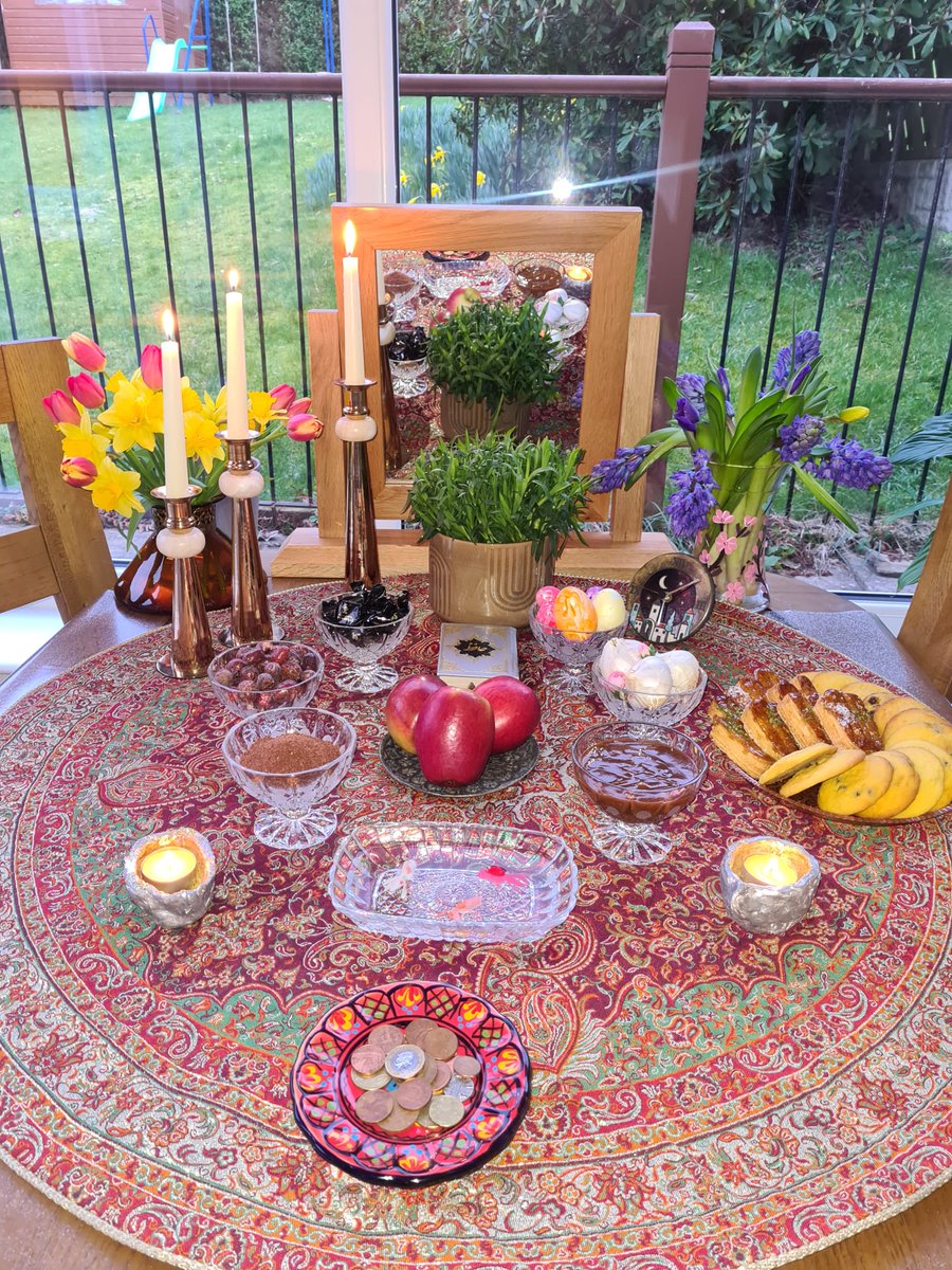 Happy #Norouz. The first day of spring and Persian new year. Best wishes for a year full of heath, happiness, love and freedom. #WomenLifeFreedom #نوروز_پیروز