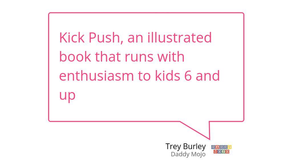 Daddymojo's tweet image. But then, after you spend a couple of pages with Kick Push you realize that it’s a picture book that’s unlike anything you’ve seen before and will challenge you in all the right ways.

Read more 👉 lttr.ai/9hOM

#IllustratedBook #KickPush