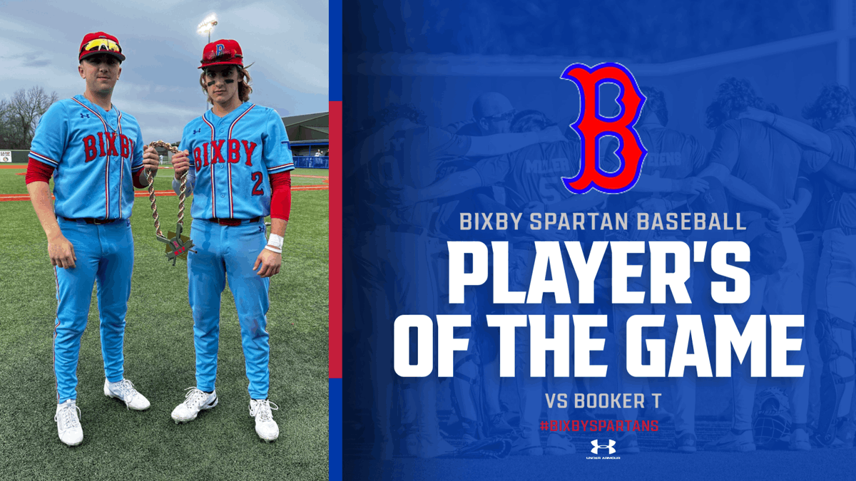 Player’s of the Game: Grayson Connell and Carson Miller came up big in the win today vs Booker T . 🔥⚾️