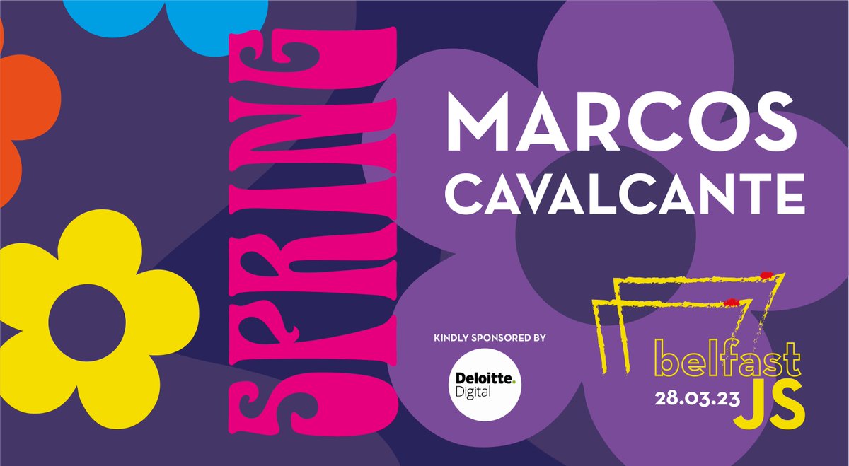 BelfastJS Spring Event is pleased to present... 🥁

🎉 Marcos Cavalcante, @DeloitteDigital 🎉

Marcos will be chatting to us about how we can utilise frontend tools such as NodeJS and TypeScript in backend dev...
