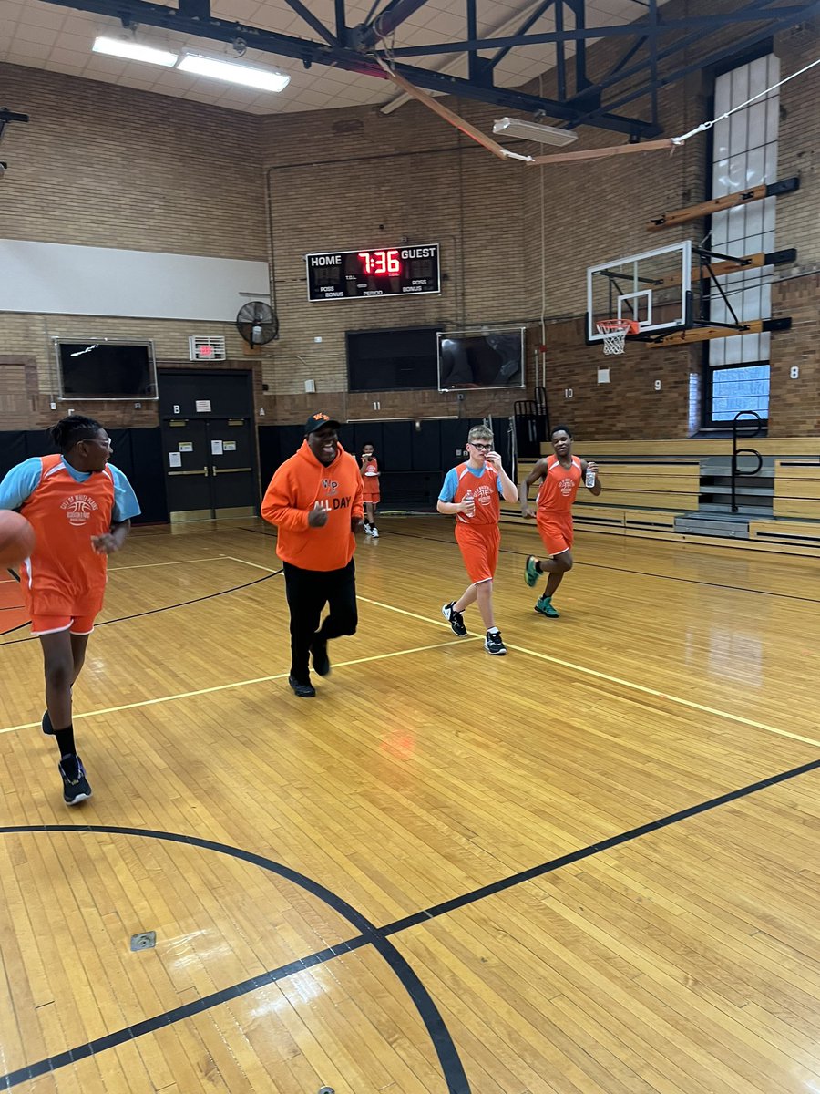 Coach Barry Ferguson bonding with him team over a few sprints...it was beautiful to see the players run with him to  support him!!!