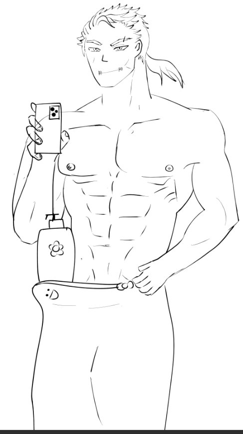 EtsujiroG's tweet photo. Is that too big ?? (⁠~⁠￣⁠³⁠￣⁠)⁠~

(still in progress)  

#identityVイラスト #mercenary #naibsubedar #yaoi #bara #identityVmercenary #coloneldax https://t.co/y3IXi8e1Zs