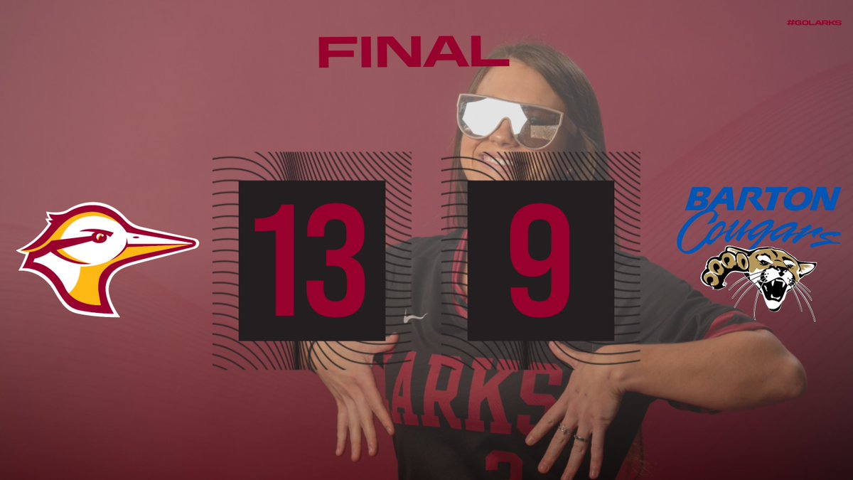 Larks Over Cougars 13-9 in Game 2!
Sammy Fatka: 1 HR
Skye McPhee: 3 RBI
Team: 14 Hits
#GoLarks