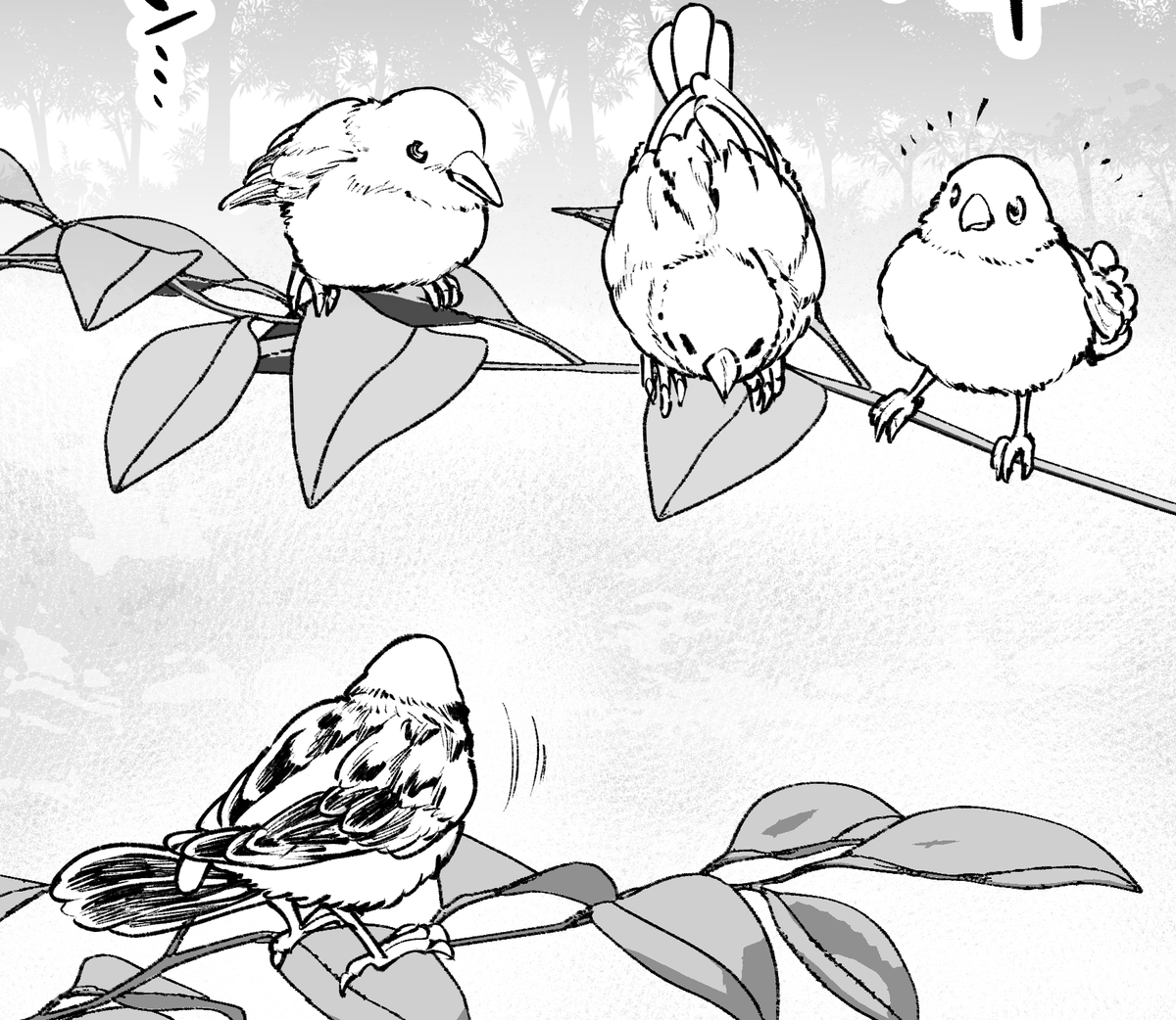 作画中です!🦜 