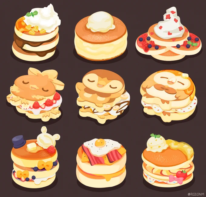 #三億アカウントの中から私を発掘してください 食べ物とキャラクターをよく描いてます 