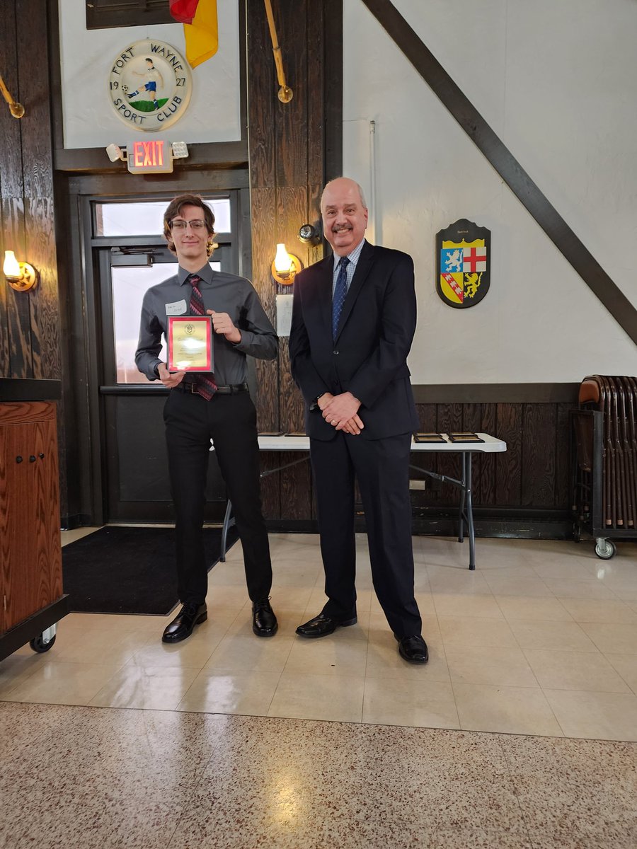 Congratulations to Andrew Arnos for his recognition as New Haven's Sertoma Award winner.