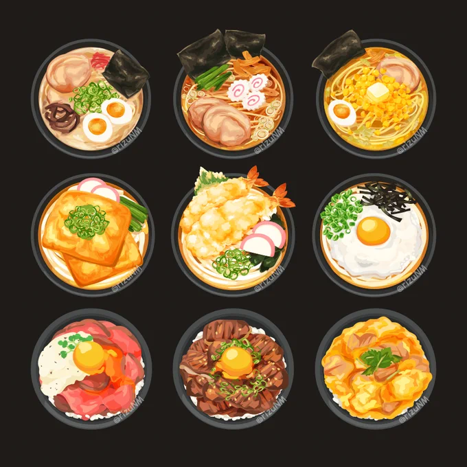 #三億アカウントの中から私を発掘してください 食べ物とキャラクターをよく描いてます 