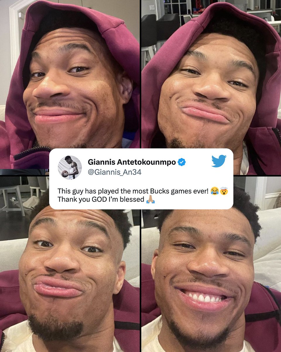 ESPNNBA's tweet photo. How can you not love Giannis 😂 https://t.co/5ajWysU8t4