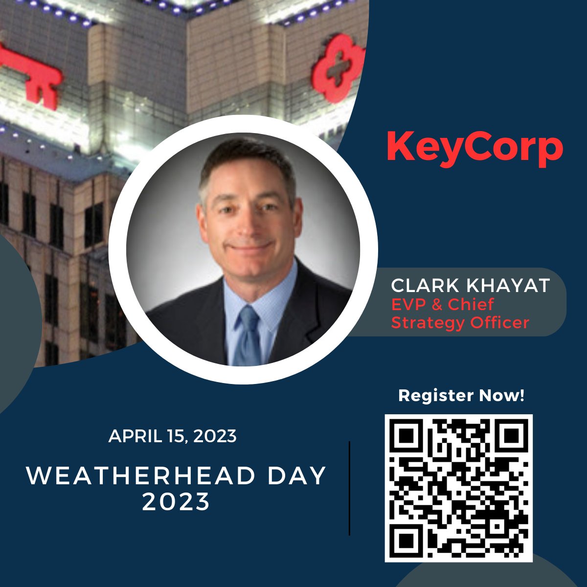 suzannehealy's tweet photo. @caseweatherhead students &amp; alumni -Join us for #WeatherheadDay2023 to hear from speakers like this one! https://t.co/QTE43djLWI https://t.co/3p7jcX0LJx