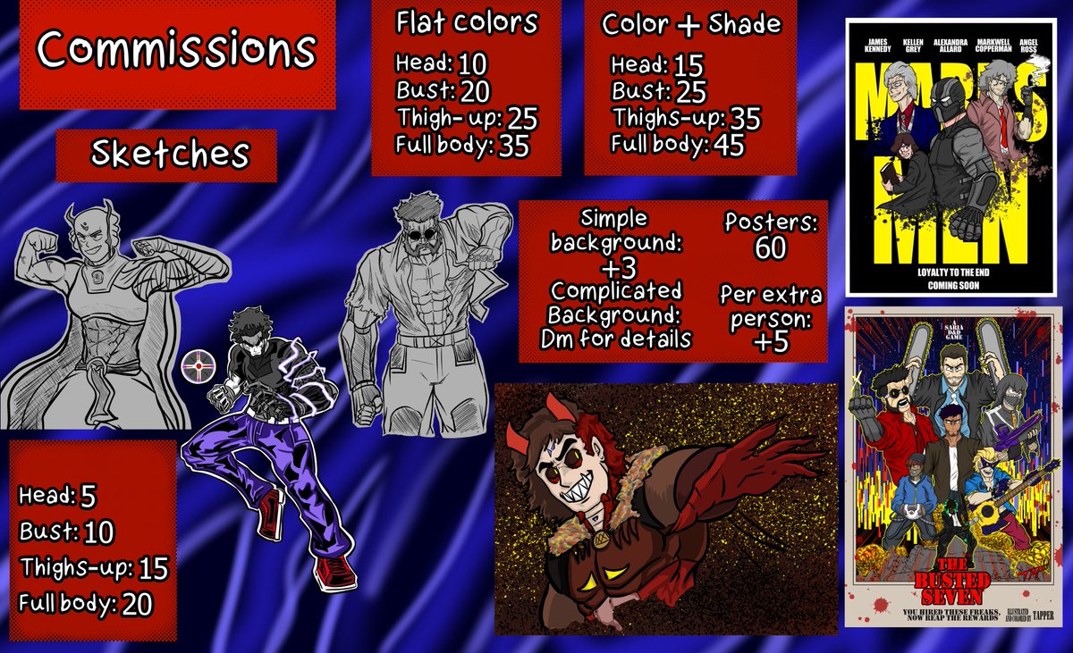 Tapperdraw's tweet photo. New commission sheet! https://t.co/CNRu0YwFea