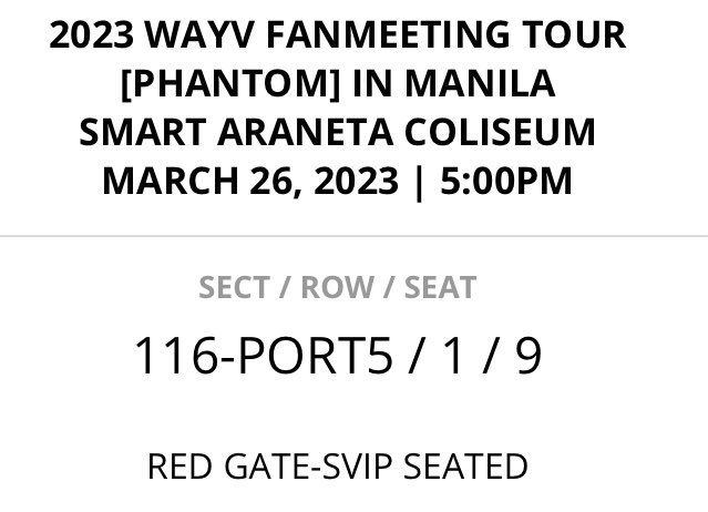 yellow_ten21's tweet photo. wts lfb ph wayv fanmeeting tour phantom

~ SVIP Seated (tix + e-tix) 
~ ₱10,500
~ MOP: Gcash
~ PAYO only 
~ RFS: Conflict of Schedule

DM me!! https://t.co/IPH0fnSsUK