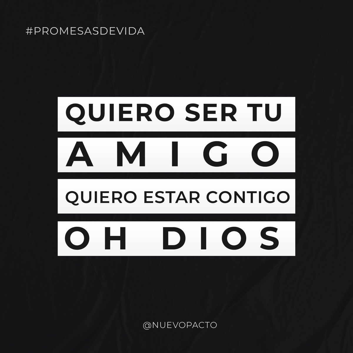 NuevoPactoSS's tweet photo. π£π₯π’π ππ¦ππ¦ ππ π©πππ
No puedo detener mi corazΓ³n, ahora que ha encontrado el verdadero motivo por el cual vivo hoy: JESΓS β€οΈ
#Promesasdevida #Amigo #Fiel #NuevoPacto https://t.co/iGCviwy4Lt