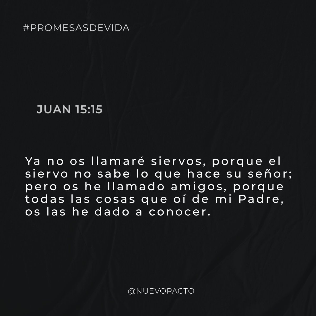 NuevoPactoSS's tweet photo. π£π₯π’π ππ¦ππ¦ ππ π©πππ
No puedo detener mi corazΓ³n, ahora que ha encontrado el verdadero motivo por el cual vivo hoy: JESΓS β€οΈ
#Promesasdevida #Amigo #Fiel #NuevoPacto https://t.co/iGCviwy4Lt