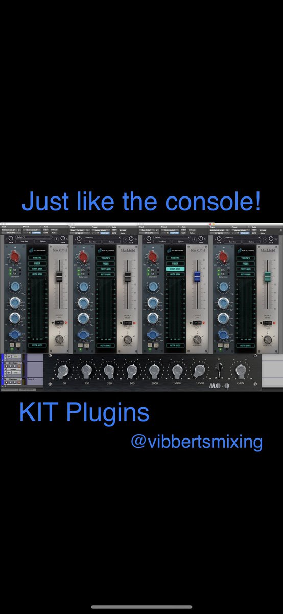 BrianVibberts's tweet image. When I adjust the parameters on the BB N73 plugins from @KITplugins it sounds like the real console. 
Well done! 
A great addition to the BB N105 I already use in my mixes. 
😎🎛🎛🎚🎚🎵🎶

#mixing #mixtips #kitplugins #plugins #neve #mixingtools #engineer #grammymixer