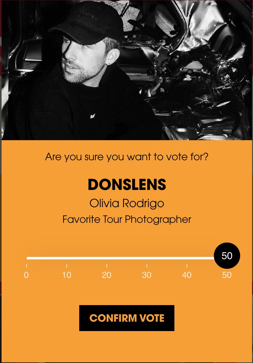 can't forget our man behind the camera!

i vote #DONSLENS for #FaveTourPhotographer at the #iHeartAwards