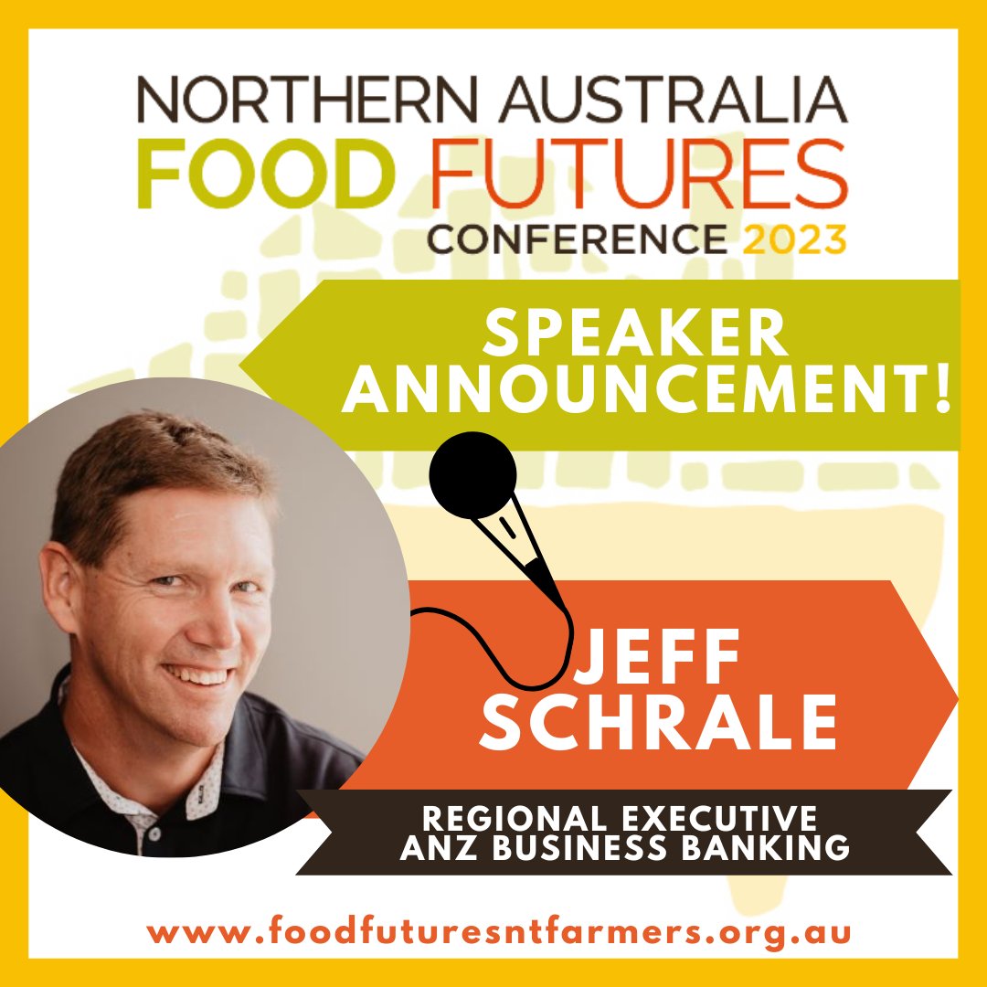 Jeff has been with ANZ for over 13 years and currently leads a team that works with a diverse range of commercial and agricultural businesses across the region. He is a passionate advocate of tourism, trade, agriculture and regional development. Tickets: foodfuturesntfarmers.org.au