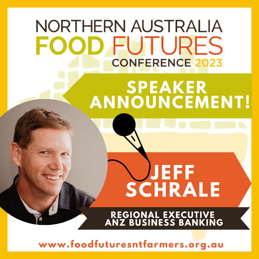 Jeff has been with ANZ for over 13 years and currently leads a team that works with a diverse range of commercial and agricultural businesses across the region. He is a passionate advocate of tourism, trade, agriculture and regional development. 

Tickets: foodfuturesntfarmers.org.au